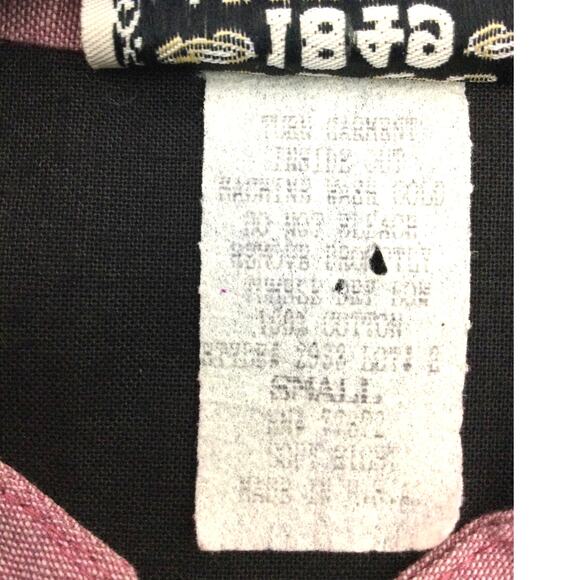 1849 Authentic Ranchwear Fringe Western Cowgirl Cropped Embroidered Pink Shirt S - Picture 7 of 13